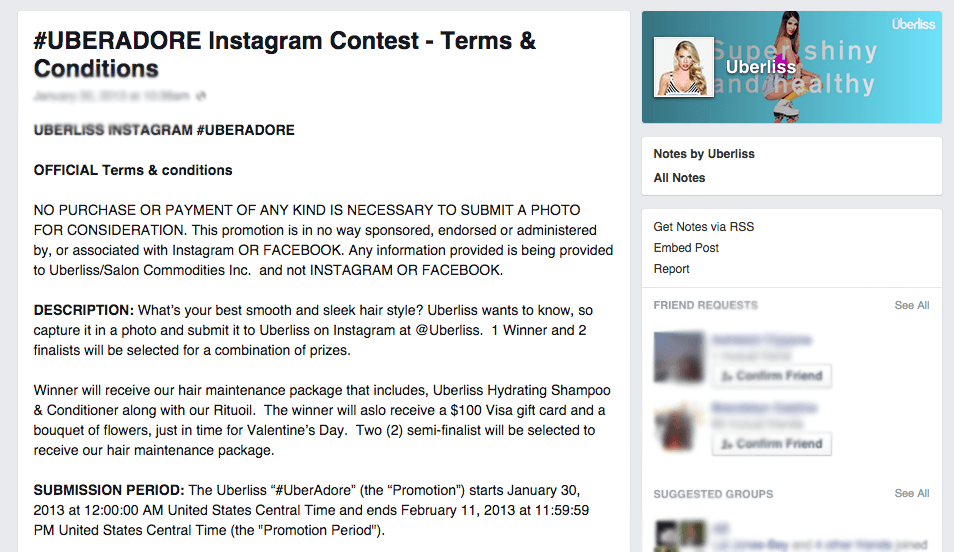 Planning An Instagram Contest