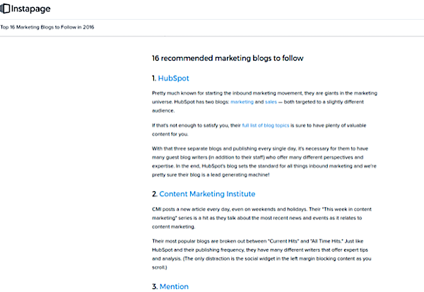 Curate Content and ask for ideas