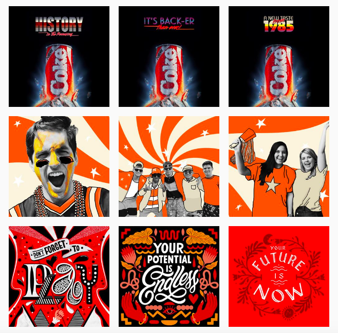 Coca Cola branding strategy on social media