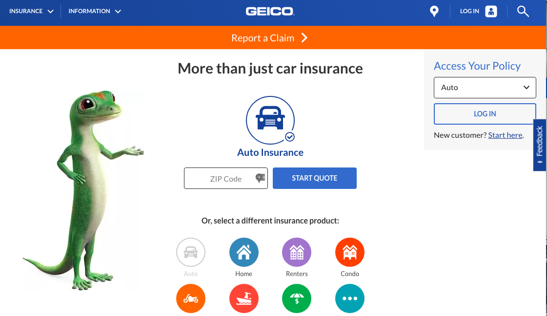 Geico's CTA