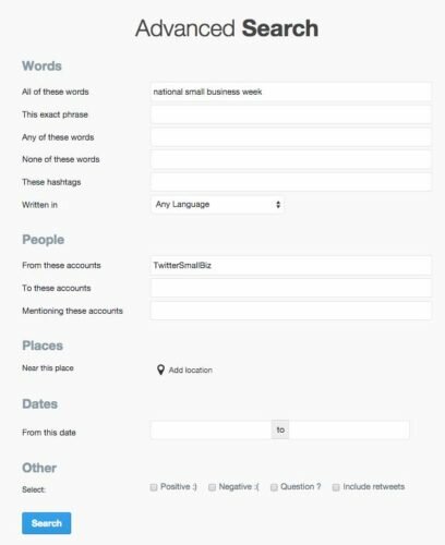 Find Prospects With Twitter's Advanced Search 