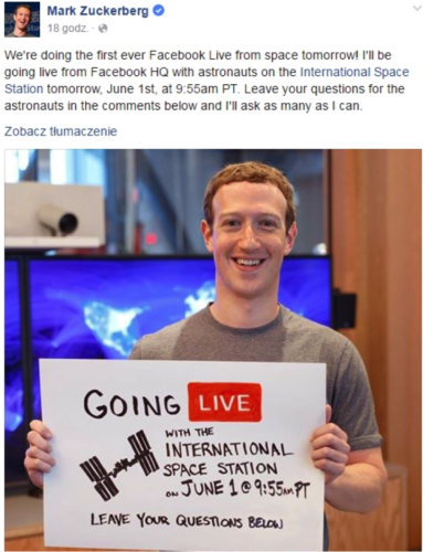 tips for Facebook Live