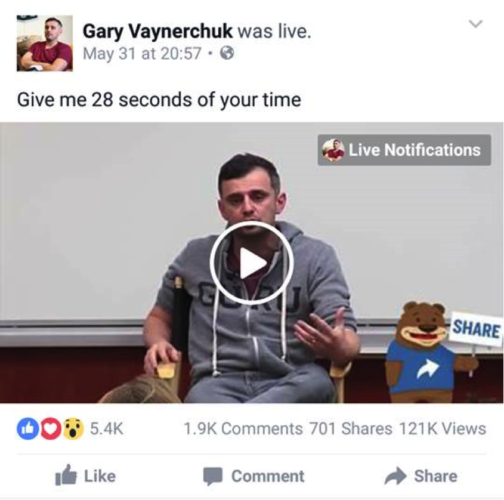 tips for Facebook Live