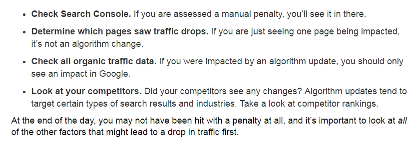 Google SEO Updates